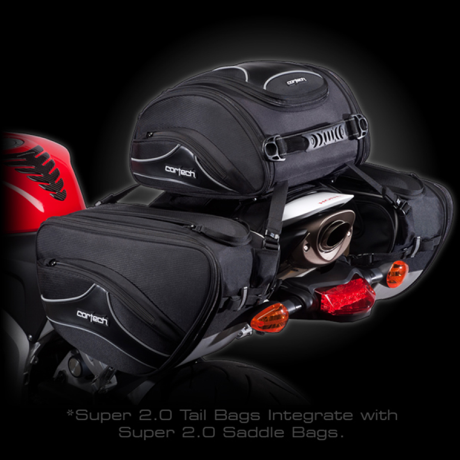 Cortech Saddlebags Tail Bag Review  EV Rider